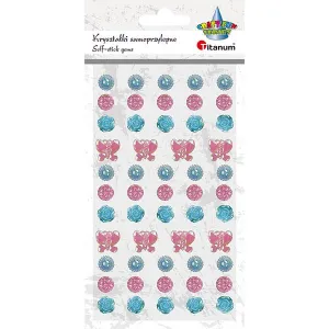 Titanum Craft-Fun Series samolepicí krystaly 50 ks mix (1730)