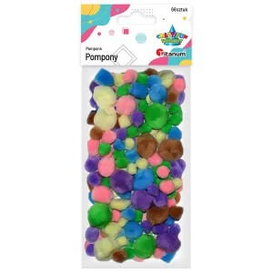 Titanum Craft-Fun Series pom-poms mix 68 ks (0123)