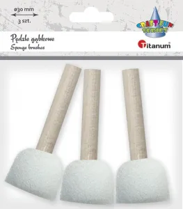 Titanum Craft-Fun Series malířský houbový štětec 3cm č. 3