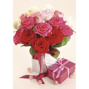 Visačky na dárky, dárky, květiny Pol-Mak 55 x 77 mm mix vzorů