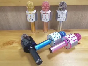 Mikrofon na hraní Adar s reproduktorem Bluetooth a vstupem USB (531468)