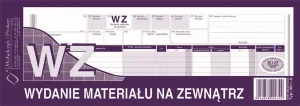 Michalczyk i Prokop samokopírovací výtisk WZ uvolnění materiálu do vnějšího prostředí 1/2 A4 80k. (361-0)