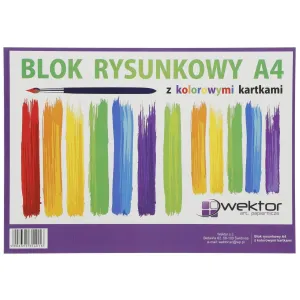 Kreslicí blok Vector color A4 mix 80g 20k