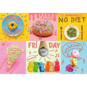 Puzzle Trefl Sweet Week Neon Color Line 1000 el. (10580)