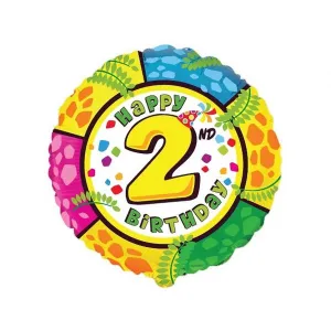 Fóliový balónek Godan Happy Birthday - 2 18cal (B401575/2)