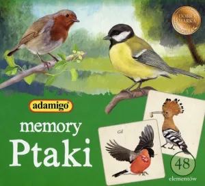 Paměťová hra Adamigo MEMORY birds