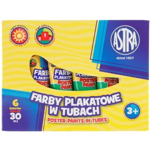 Astra plakátové barvy barva: světle zelená 30ml 1 barva.