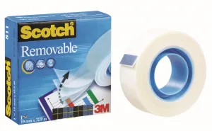 Odnímatelná kancelářská páska Scotch matná 19 mm 32,9 m (810)