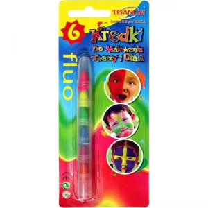 Titanum segmentové fluo tužky na malování na obličej 6 barev.
