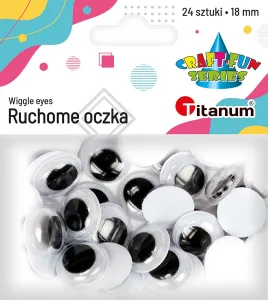 Očka Titanum Craft-Fun Series 18 mm 24 ks
