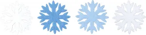 Látkový ornament Titanum Craft-Fun Series Snowflakes (MTCR-BY390)