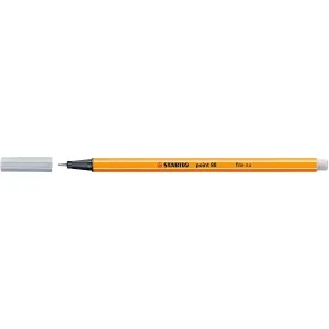 Tenké inkoustové pero Stabilo, šedé 0,4 mm, 1 barva (88/94)