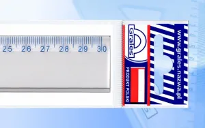 Plastové pravítko Grales 30 cm (L30 bl)