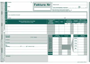 Ofsetový tisk Michalczyk i Prokop Hrubá DPH faktura A5 vylepšená, A5 80k. (123-3E)