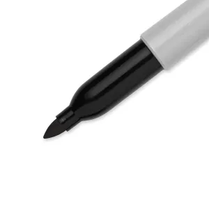 Jemný permanentní popisovač Sharpie, černý 1,0mm vláknový hrot (S0810930)
