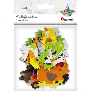 Nálepka (samolepka) Titanum Craft-Fun Series pěna farma (4639)