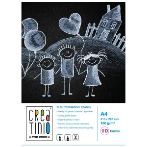 Technická podložka Top 2000 Creatinio A4 černá 160gg 10k (400079853)