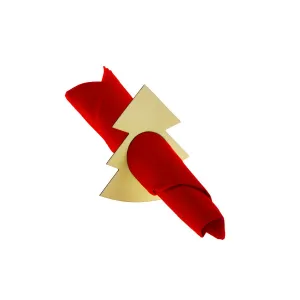 Kroužky na ubrousky Arpex Hvězdy na vánoční stromeček 4ks. (BN1505)