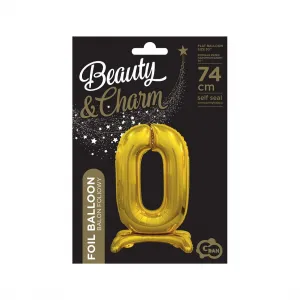 Godan Beauty&Charm gumový balónek zlatý (BC-ASZ0)