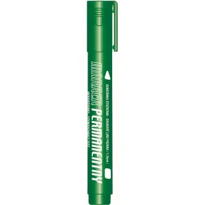 Permanentní popisovač Tetis, zelený, kulatý hrot 1-2 mm (KM102-ZO)
