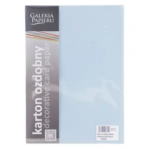 Ozdobný papír (vizitkový) obyčejný A4 - modrý 210g (205508)