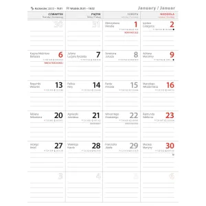 Kalendář (kniha schůzek) Avanti kniha schůzek 190mm x 260mm (5902641332678)