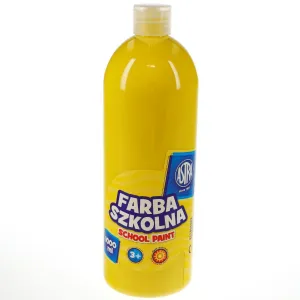 Astra školní barvy na plakáty barva: žlutá 1000ml 1 barva.
