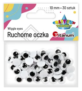 Oči Titanum Craft-Fun Series pohyblivé 10 mm
