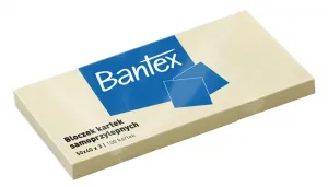 Bantex samolepící bločky žluté 100k 50mm x 40mm (400086386)