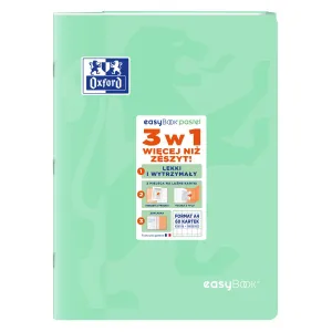 Sešit Oxford EASYBOOK PASTEL A4 60k. Kontrola 90g (400161237)