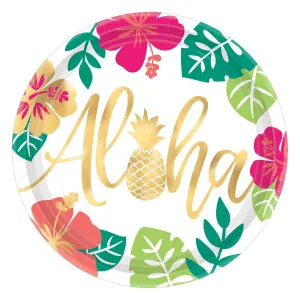 Jednorázový talíř Amscan aloha (591953)