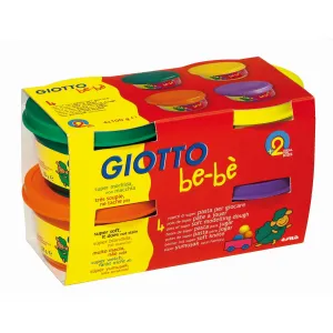 Giotto Ciastolina 4 barvy bebe 400g (464903)