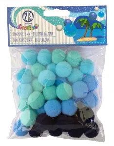 Creatinio pompoms blue lagoon mix (335121020)