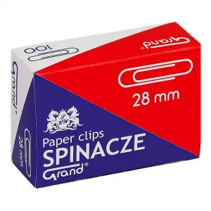 Kulatá kancelářská sponka Grand 28 mm 100 ks