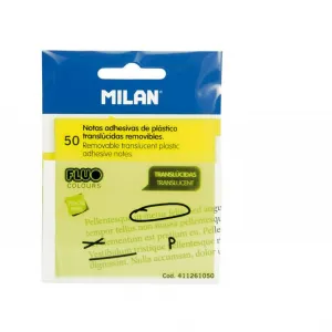 Milan fluorescenční žluté samolepicí bločky 50k 76mm x 76mm (411261050)