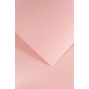 Dekorační papír (vizitkový) Galeria Papieru hladký pudrově růžový A4 - růžový 210g (205502)