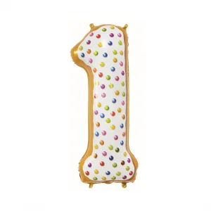 Fóliový balón Godan číslo 1 CAKE 34cal (BC-HCS1)