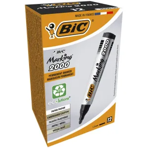 Permanentní popisovač Bic Marking 2000, černý 1,5mm kulatý hrot (8209153)
