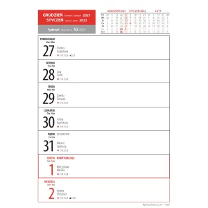 Stolní kalendář Avanti 148 mm x 210 mm (5901769620599)