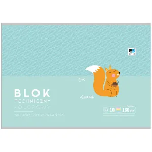 Interdruk technický blok A4 barevný 180g 10k
