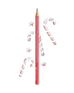 Tužka Faber Castell Sparkle Pearly Red (Candy Cane Red) (118240 FC)