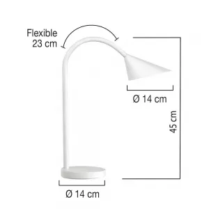 Kancelářská lampa Unilux Sol Led White (400077404)
