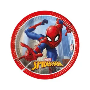 Jednorázový talíř Godan Spiderman o průměru 200 mm 8 ks (94054)