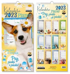 Nástěnný kalendář Kukart planner PSY 450mm x 210mm (KALP)