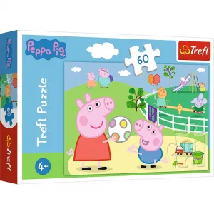 Puzzle Trefl Prasátko Peppa Hrajeme si s přáteli 60 el. (17356)