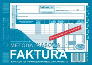 Vlastní tisk Michalczyk i Prokop Faktura - hotovostní metoda úplný vzor pro prodejce čisté ceny A5 80k. (151-3E)