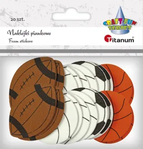 Nálepka (samolepka) Titanum Craft-Fun Series pěnové kuličky (21TX-092813)