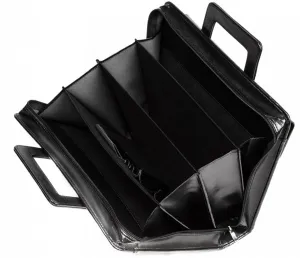 Jan-Pol Bis Široká aktovka na zip A4 s výsuvným madlem Barva: různá 380 mm x 260 mm (AK-15)