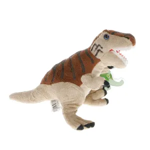 Beppe tyranosaurus plyšový hnědý 30 cm 300mm (12938)