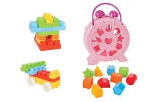 Hodiny Artyk růžový třídič (002847)